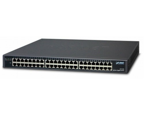 Коммутатор PLANET 48-Port 10/100/1000Mbps Gigabit Ethernet Switch, fan less