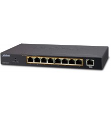 Коммутатор PLANET 8-Port 10/100/1000 Gigabit 802.3at POE Ethernet Switch plus 1-Port Gigabit Ethernet Switch (100W POE Budget with External Power Supply)                                                                                                 