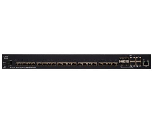 Коммутатор Cisco SX550X-24F 24-Port 10G SFP+ Stackable Managed Switch