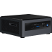 Неттоп Intel NUC, Intel Core i7-10710U, 4.7 GHz Turbo, 8GB DDR4-2666 SODIMM pre-installed (up to 64Gb max), VGA Intel UHD Graphics (USB-C(DP1.2)+HDMI 2.0a), 4xUSB3.1, 1x16Gb m.2 SSD (intel Optane), 1x1TB SATA3 2.5HDD, GBL, WiFi+BT, SDXC slot, Black,V