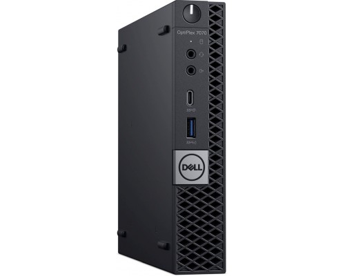 Неттоп Dell Optiplex 7080 MFF Intel Core i7 10700T(2.0Ghz)/16GB/SSD 512GB/AMD RX 640 (4GB)/WiFi+BT/Keyb+mice/Win 10 Pro/TPM/3y NBD