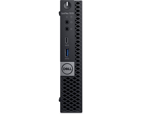 Неттоп Dell Optiplex 7080 MFF Intel Core i7 10700T(2.0Ghz)/16GB/SSD 512GB/AMD RX 640 (4GB)/WiFi+BT/Keyb+mice/Win 10 Pro/TPM/3y NBD