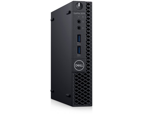 Неттоп Dell Optiplex 3080 MFF/Core i3-10100T/8GB/512GB SSD/UHD 630/keyb+mice/no wireless/Linux/VGA/3Y Basic NBD