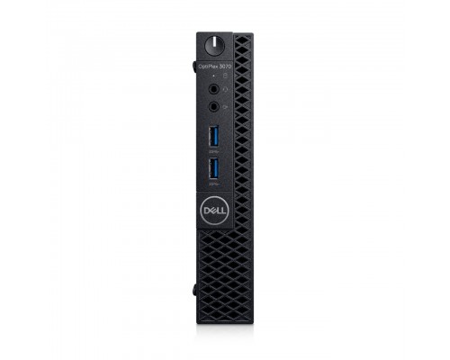 Неттоп Dell Optiplex 3080 MFF/Core i3-10100T/8GB/512GB SSD/UHD 630/keyb+mice/no wireless/Linux/VGA/3Y Basic NBD