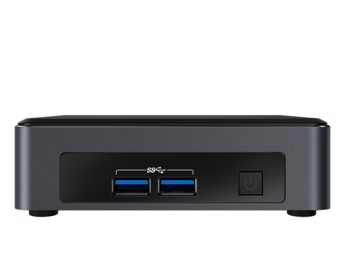 Неттоп Intel NUC, Intel Core i5 7300U, up to 3.5GHz, 8 Gb DDR4-2133 SODIMM pre-installed (up to 32Gb max, 1.2V), VGA Intel HD Graphics 620 (2xHDMI 4K), 4xUSB3.0, 256GB SSD pre-installed, GBL, WiFi+BT, vPro, noCR, Black, VESA, US powercord, Kensington