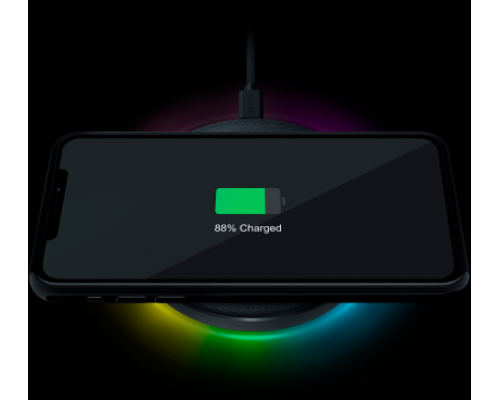 Устройство для быстрой безпроводний зарядки Razer Chroma Charging Pad 10W