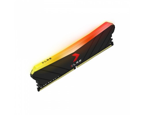 Оперативная память 16GB PNY DDR4 3200 DIMM XLR8 EPIC-X RGB Gaming Memory [MD16GD4320016XRGB] Non-ECC, CL16, 1.35V, Heat Shield, XMP 2.0, RTL , (638409)