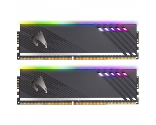 Оперативная память 16GB Gigabyte DDR4 3733 DIMM Aorus RGB Gray Gaming Memory GP-ARS16G37 Non-ECC, CL18, 1.4V, XMP 2.0, Kit (2x8GB), RTL , (814960)