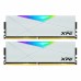 Оперативная память 16GB ADATA DDR4 3600 DIMM XPG SPECTRIX D50 RGB White Gaming Memory AX4U36008G18A-DW50 Non-ECC, CL18, 1.35V, Heat Shield, Kit (2x8GB), RTL