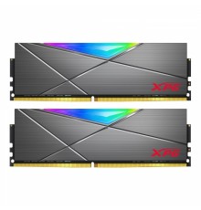 Оперативная память 32GB ADATA DDR4 3600 DIMM XPG SPECTRIX D50 RGB Grey Gaming Memory AX4U360016G18A-DT50 Non-ECC, CL18, 1.35V, Heat Shield, Kit (2x16GB), RTL, (931139)                                                                                   