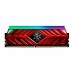 Оперативная память 16GB ADATA DDR4 3200 DIMM XPG SPECTRIX D41 RGB Red Gaming Memory AX4U320016G16A-SR41 Non-ECC, CL16, 1.35V, Heat Shield, RTL, (931191)