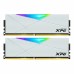 Оперативная память 32GB ADATA DDR4 3600 DIMM XPG SPECTRIX D50 RGB White Gaming Memory AX4U360016G18A-DW50 Non-ECC, CL18, 1.35V, Heat Shield, Kit (2x16GB), RTL, (931122)