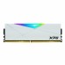 Оперативная память 16GB ADATA DDR4 3200 DIMM XPG SPECTRIX D50 RGB White Gaming Memory AX4U320016G16A-SW50 Non-ECC, CL16, 1.35V, Heat Shield, RTL, (931269)