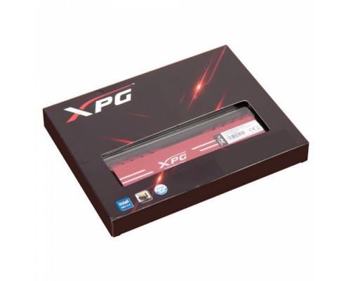 Оперативная память 32GB ADATA DDR4 3000 DIMM XPG GAMMIX D10 Red Gaming Memory AX4U300016G16A-DR10 Non-ECC, CL16, 1.35V, Heat Shield, Kit (2x16GB), RTL (931627)
