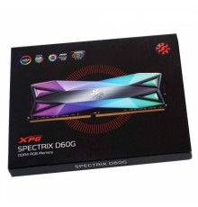 Оперативная память 16GB ADATA DDR4 3000 DIMM XPG SPECTRIX D60G RGB Grey Gaming Memory AX4U30008G16A-DT60 Non-ECC, CL16, 1.35V, Heat Shield, Kit (2x8GB), RTL (931061)                                                                                     