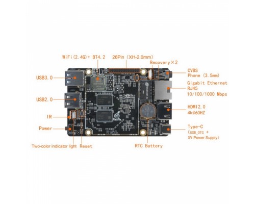 Одноплатный компьютер ROC-RK3328-PC 2G DDR3 / 8G EMMC