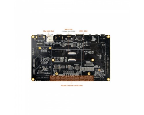 Одноплатный компьютер AIO-3288J 2G+16G,  Core-3288J soldered with his backplane