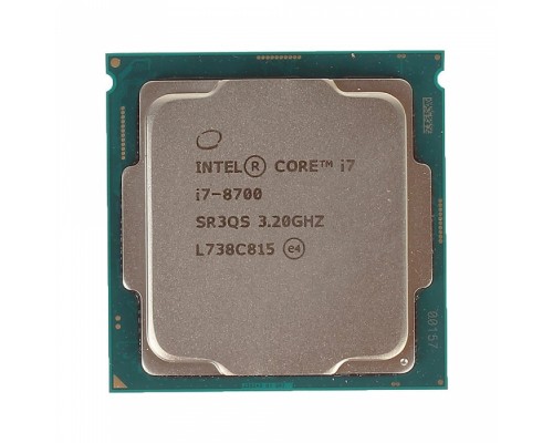 Процессор Core i7-8700 6-Core FCLGA1151, 3.2GHz, 12Mb cache, OEM (Advantech 96MPI7C-3.2-12M11T) .