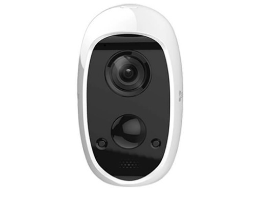 Камера Ezviz C3A 2 MP Wi-Fi камера с аккумулятором 1/4'' CMOS матрица; объектив 2.2 мм@F2.4; угол обзора 126°; ИК-фильтр; Ночная съемка до 7.5м; Частота кадров, мак.50Гц@25 к/с, 60Гц@30 к/с; Смарт H.264