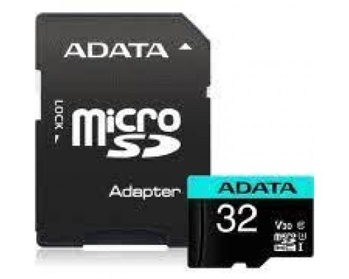 Карта памяти MICRO SDHC 32GB W/ADAP. AUSDH32GUI3V30SA2-RA1 ADATA