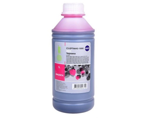 Чернила MAGENTA 1000ML /L100 CS-EPT6643-1000 CACTUS