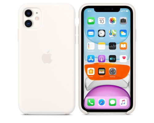 Чехол iPhone 11 Silicone Case - White