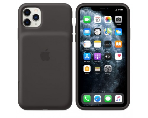 Чехол iPhone 11 Pro Max Smart Battery Case with Wireless Charging - Black