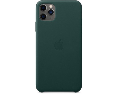 Чехол iPhone 11 Pro Max Leather Case - Forest Green