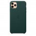 Чехол iPhone 11 Pro Max Leather Case - Forest Green