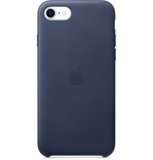 Чехол iPhone SE Leather Case - Midnight Blue                                                                                                                                                                                                              