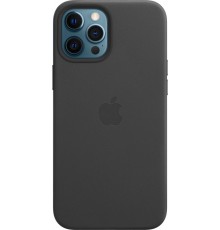 Чехол iPhone 12 Pro Max Leather Case with MagSafe - Black                                                                                                                                                                                                 