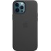 Чехол iPhone 12 Pro Max Leather Case with MagSafe - Black