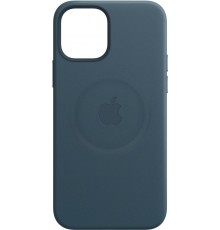 Чехол iPhone 12 Pro Max Leather Case with MagSafe - Baltic Blue                                                                                                                                                                                           