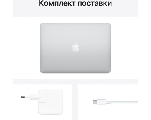 Ноутбук MacBook Air 13-inch: Apple M1 chip with 8-core CPU and 7-core GPU/16GB/256GB SSD - Silver