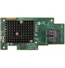 Контроллер RAID серверный Intel Integrated RAID Module RMS3JC080, SAS-3. 12-Gbit/s 8 int ports, mezzanine card with I/O Controller (IOC) LSI3008, entry-level RAID 0,1,1E,10, JBOD mode, PCIe x8 Gen                                                      