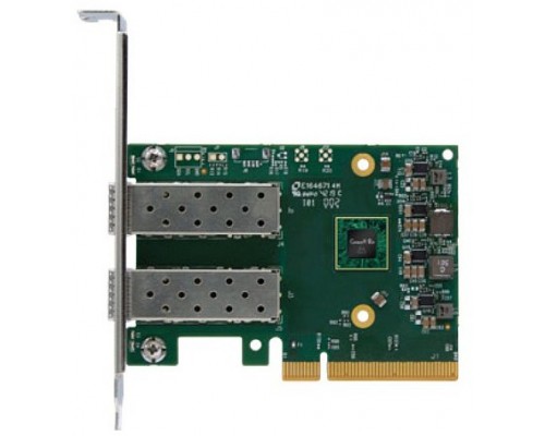Сетевой контроллер ConnectX®-6 Lx EN adapter card, 25GbE, Dual-port SFP28, PCIe 4.0 x8, No Crypto, Tall Bracket