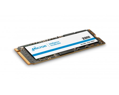 Серверный твердотельный накопитель Micron 2300 512GB NVMe M.2 (22x80) Pyrite Client SSD