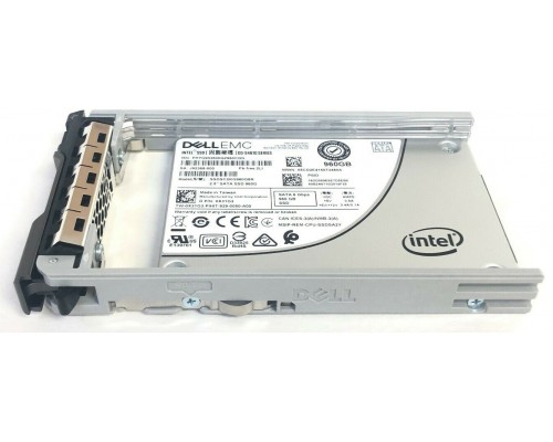 Серверный твердотельный накопитель 960GB SSD, Mix Use, SATA 6Gbps, 512e, 2.5 in 3.5 HYB CARR, hot plug, S4610, 14G