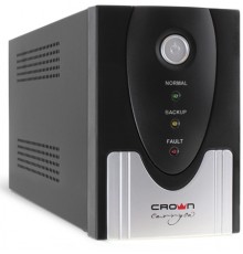 ИБП CROWN 390Ватт (1x12V/7AH) 4*IEC (Отключаемый кабель 1.2м) 76X40 Transformer W/AVR with RJ 11/45                                                                                                                                                       