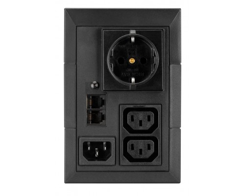 ИБП UPS Eaton 5E 650i USB DIN, line-interactive, tower housing design, 650VA, 360W, 1pcs Schuko sockets, battery capacity 1 x 12V / 7Ah, USB, WxDxH 100x288x148mm., Weight 4.6kg., 2 year warranty.