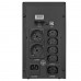 ИБП UPS CROWN 800VA/480W, metal, 1x12V/9AH, 4*IEC + 1*EURO sockets +1*IEC bybass, AVR 140-290V, 1.8m cable, RJ11/45, USB port