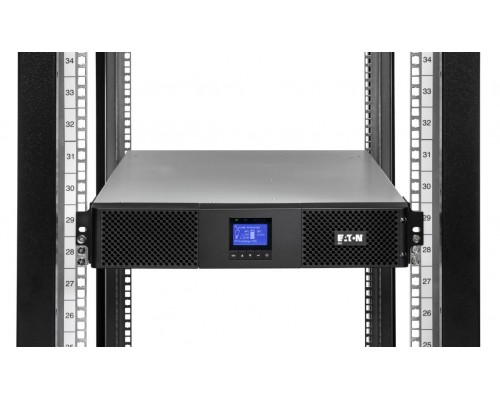 ИБП UPS Eaton 9SX 1500I Rack 2U, double conversion, rack housing, LCD, 1500VA, 1350W, IEC 320 C13 sockets 6pcs, Mini-Slot, USB, RS232, RPO, ROO, WxDxH 438x438x86.5mm., Weight 18.4kg. 2 year warranty.