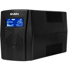 ИБП UPS SVEN Pro 650, line-interactive, 390wt, 650Va, 175-280v, 2 eurosockets, 4.4 kg.                                                                                                                                                                    