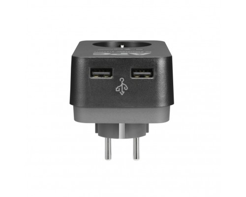 Сетевой фильтр APC Essential SurgeArrest 1 Outlet 2 USB Ports Black 230V Russia