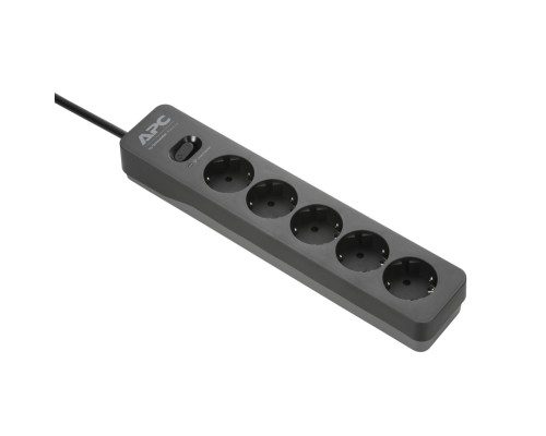 Сетевой фильтр APC Essential SurgeArrest 5 Outlet 2 USB Ports Black 230V Russia