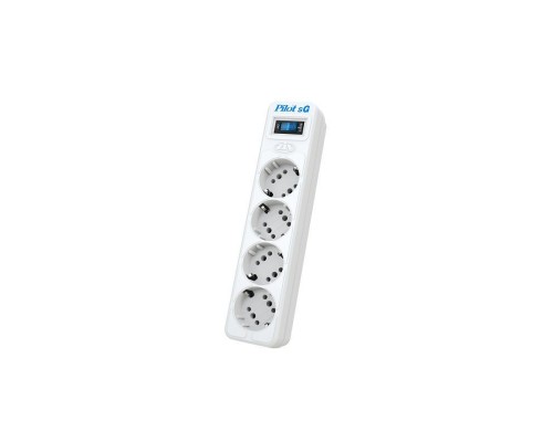 Сетевой фильтр Surge protector Pilot SG5 5 outlets (GP), 10A / 2.2kVt, automatic circuit-breaker, 10 m