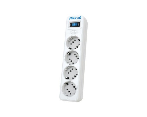 Сетевой фильтр Surge protector Pilot SG5 5 outlets (GP), 10A / 2.2kVt, automatic circuit-breaker, 7 m