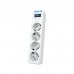 Сетевой фильтр Surge protector Pilot SG5 5 outlets (GP), 10A / 2.2kVt, automatic circuit-breaker, 7 m