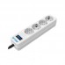 Сетевой фильтр Surge protector Pilot SG5 5 outlets (GP), 10A / 2.2kVt, automatic circuit-breaker, 7 m