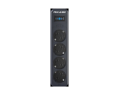 Сетевой фильтр Surge protector Pilot SG5 5 outlets (GP), 10A / 2.2kVt, automatic circuit-breaker, 3 m